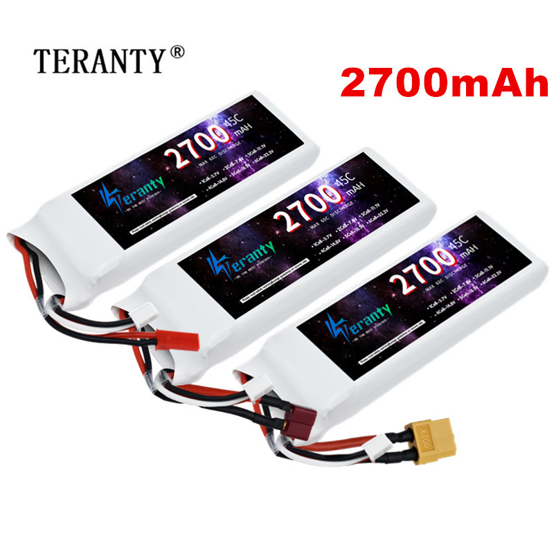 Drone Rc Link - 1/3PCS 2S 7.4V Lipo Battery 2700mAh