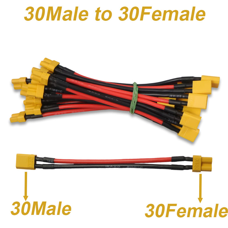 Drone Rc Link - 1/5pcs XT30 to XT30 Connector Adapter