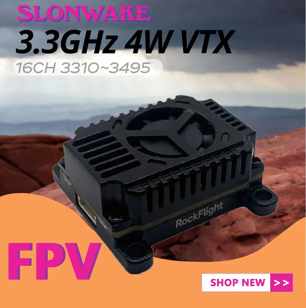 SLONWAKE FPV 3.3G 16CH 4000mW  - Drone Rc Controller recension och pris