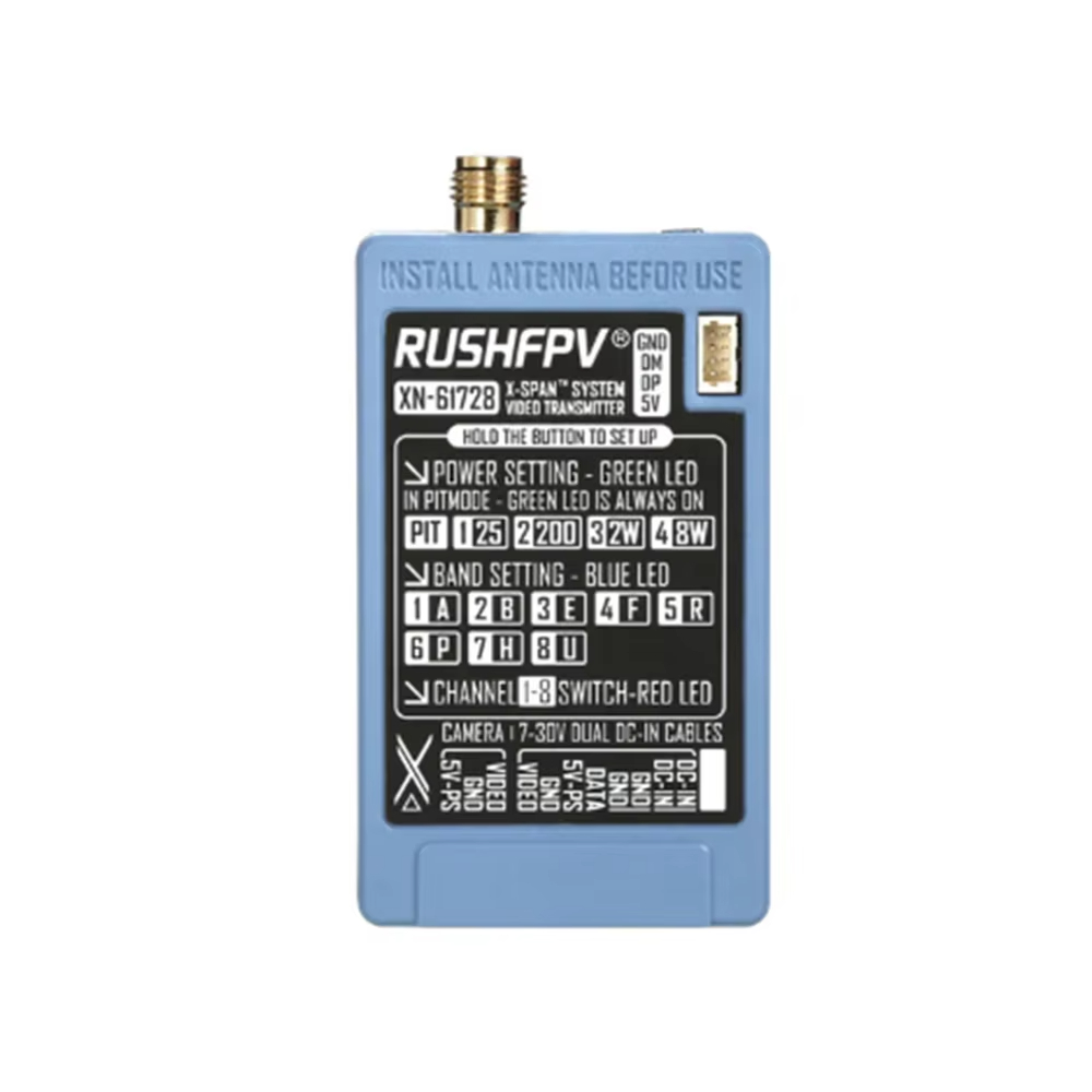 RUSHFPV 6.1‑7.2G 8W X61728 VTX - Rc Transmitter Drone recension och pris