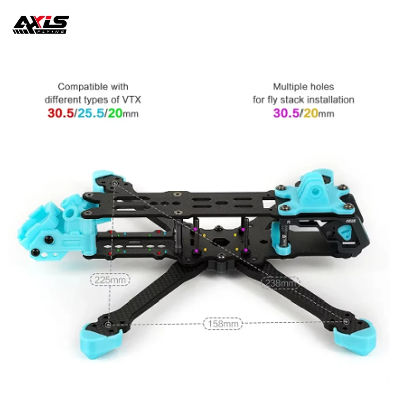 Axisflying MANTA 5 inch Carbon - Carbon Fiber Drone Arm recension och pris