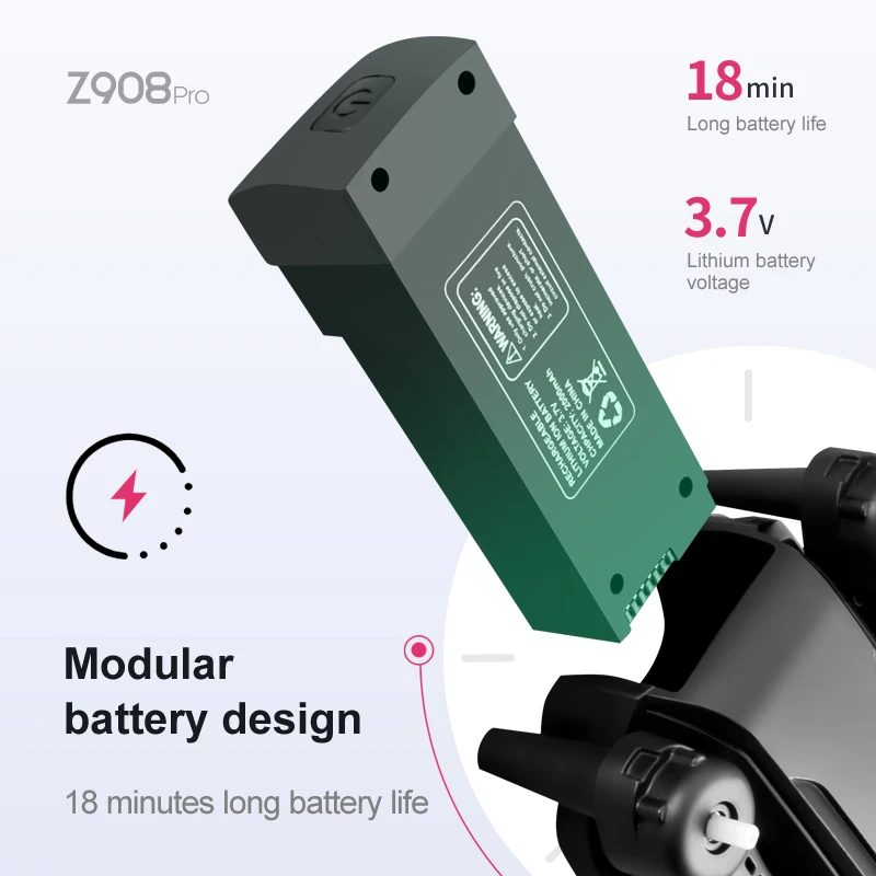 Z908 Pro Max Dron Battery 3.7V - Dron Rc Quadcopter recension och pris