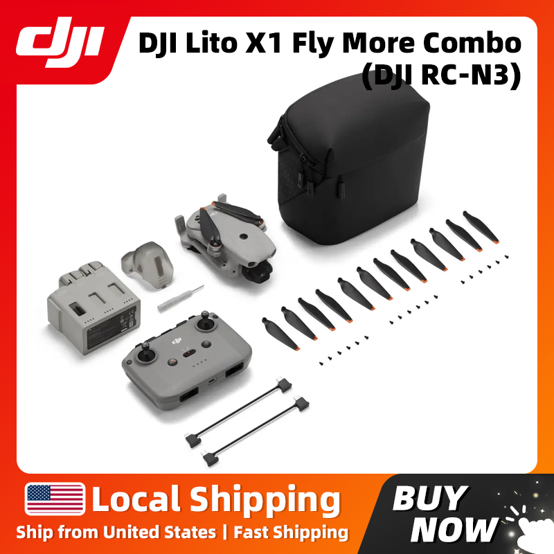 DJI Lito X1 Fly More Combo (DJ - Drone Dji Rc N3 recension och pris