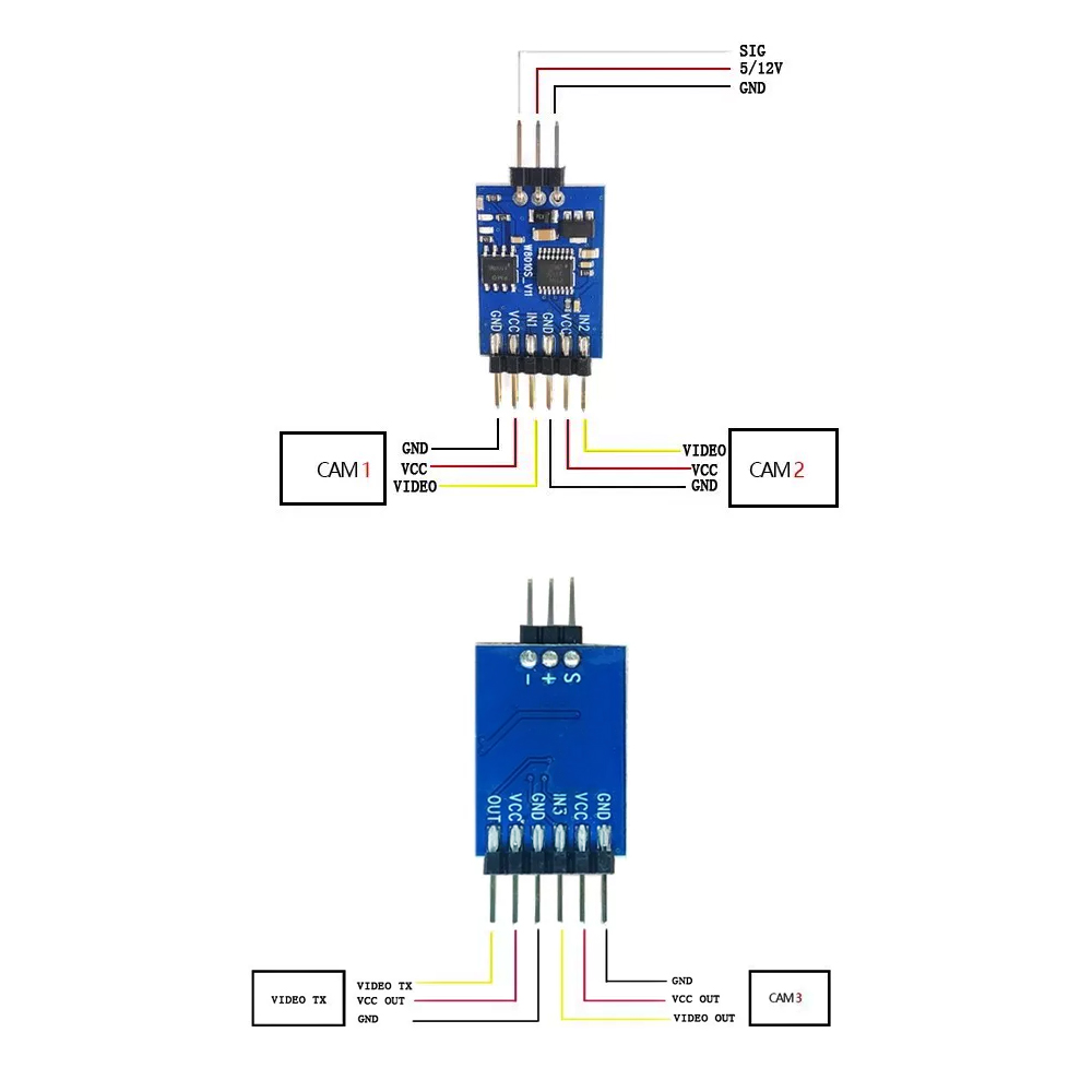 5.8G 3 Channel Video Switcher  - Drone Rc Controller recension och pris
