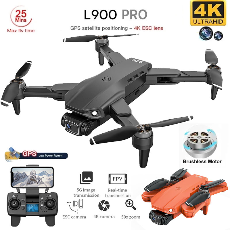 L900 Pro GPS Drone 4K Professi - Drone Rc App recension och pris