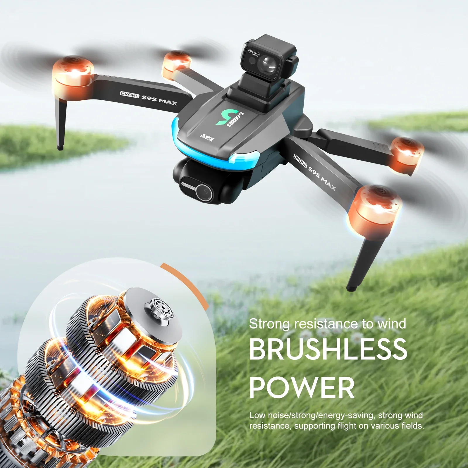 NEW S9S MAX MINI Drone 4K 2-Ax - Drone Rc App recension och pris