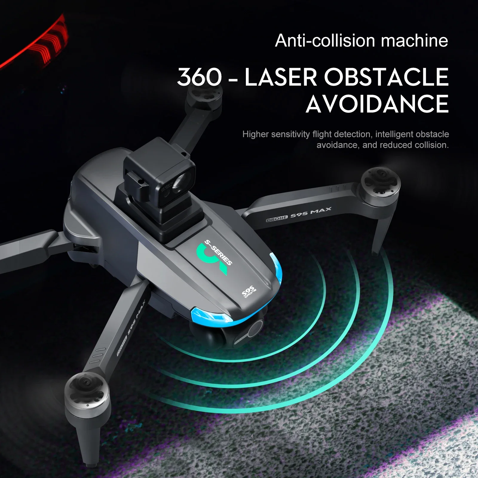 NEW S9S MAX MINI Drone 4K 2-Ax - Drone Rc App recension och pris