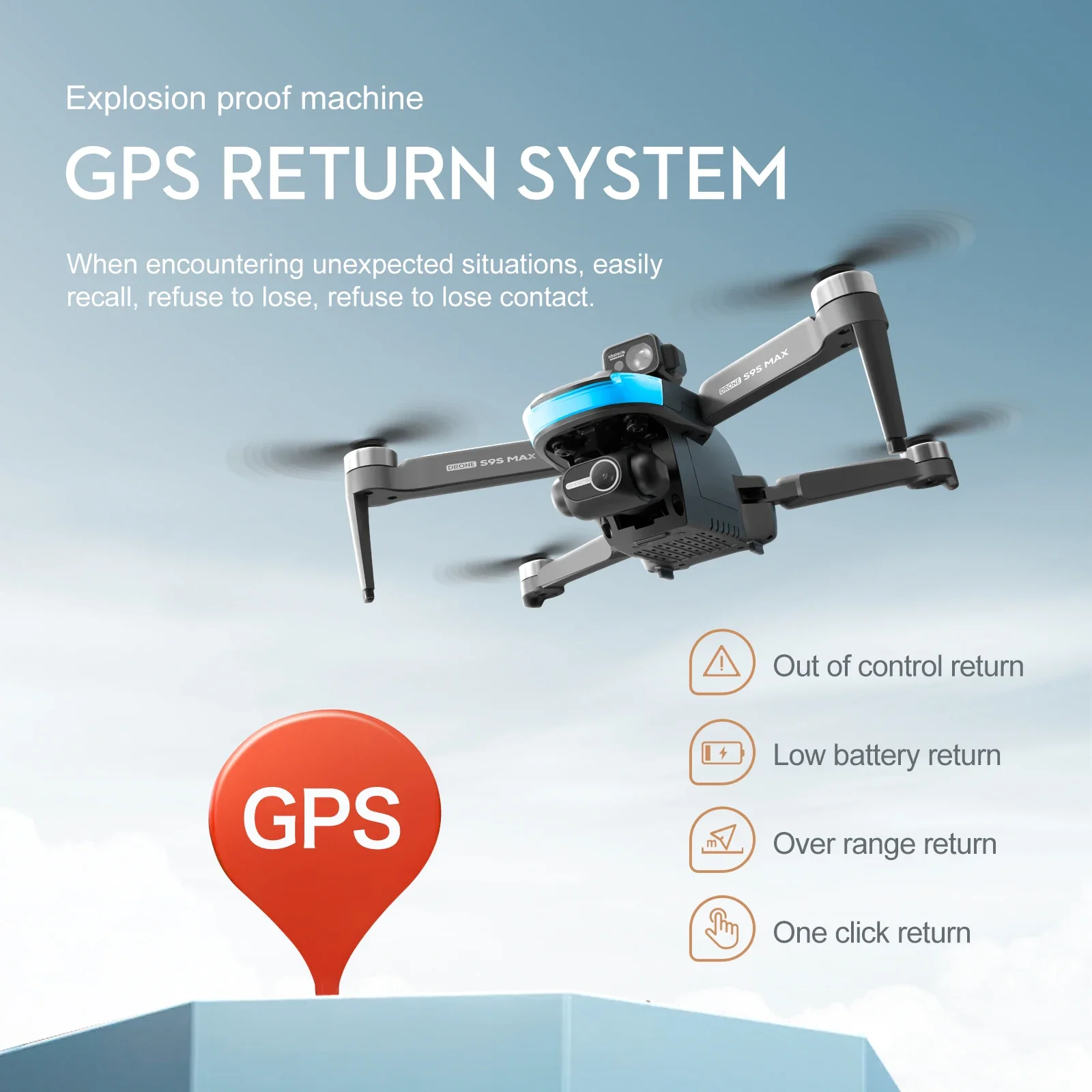 NEW S9S MAX MINI Drone 4K 2-Ax - Drone Rc App recension och pris