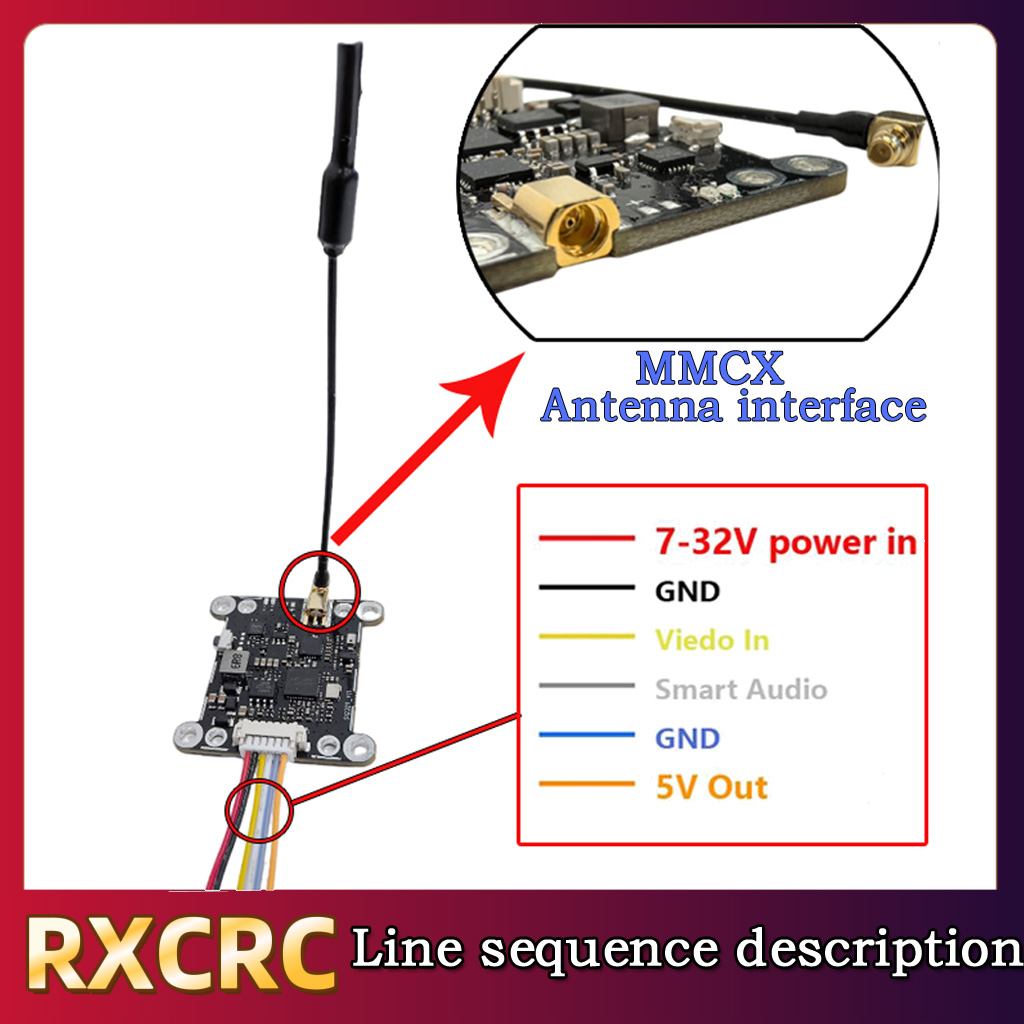RXCRC 5.8G Module 48CH 1.6W VT - Drone Rc Controller recension och pris