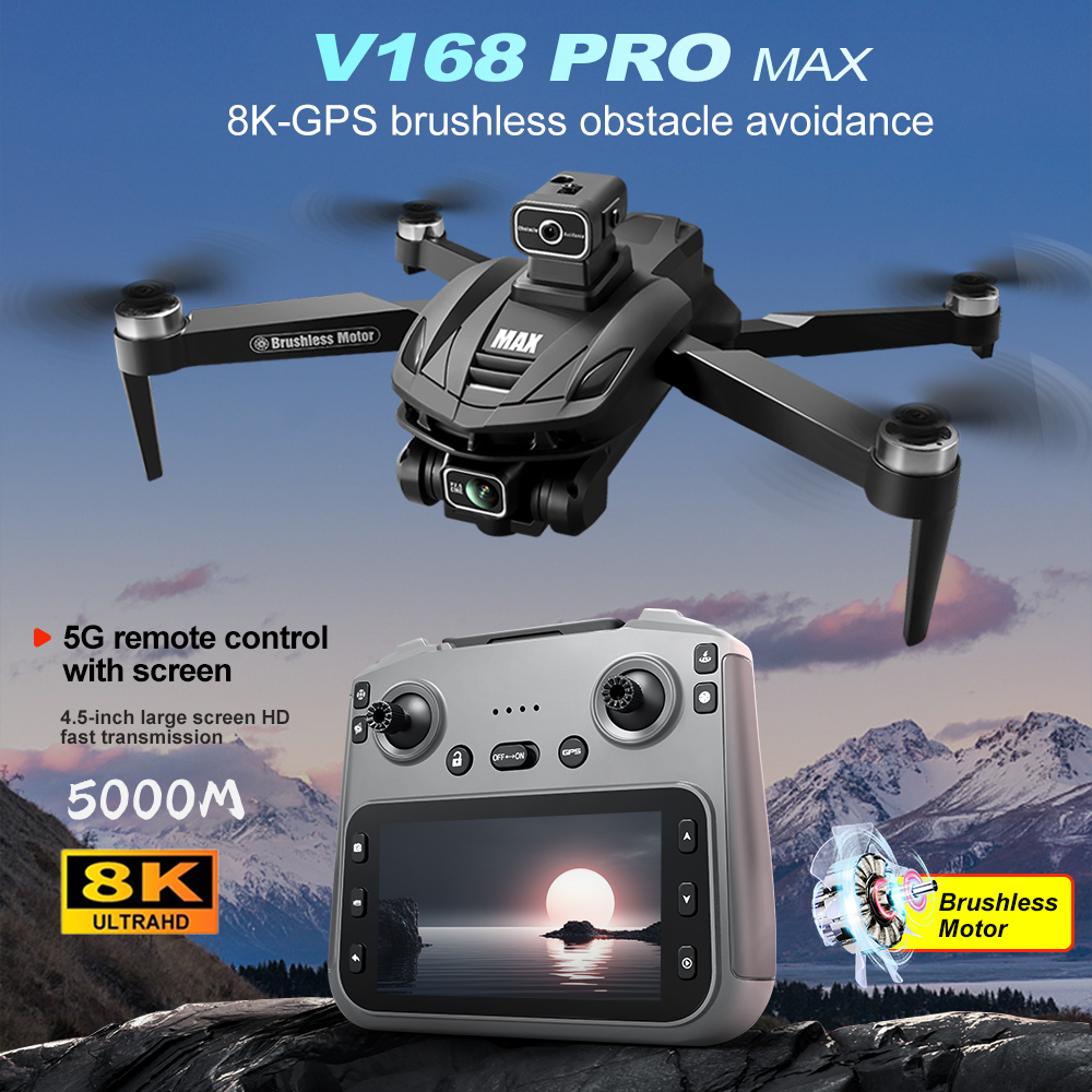 V168 PRO Max GPS Drone 8K Prof - Drone Rc App recension och pris