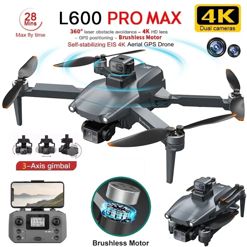L600 PRO MAX GPS Drone Profess - Drone Rc App recension och pris