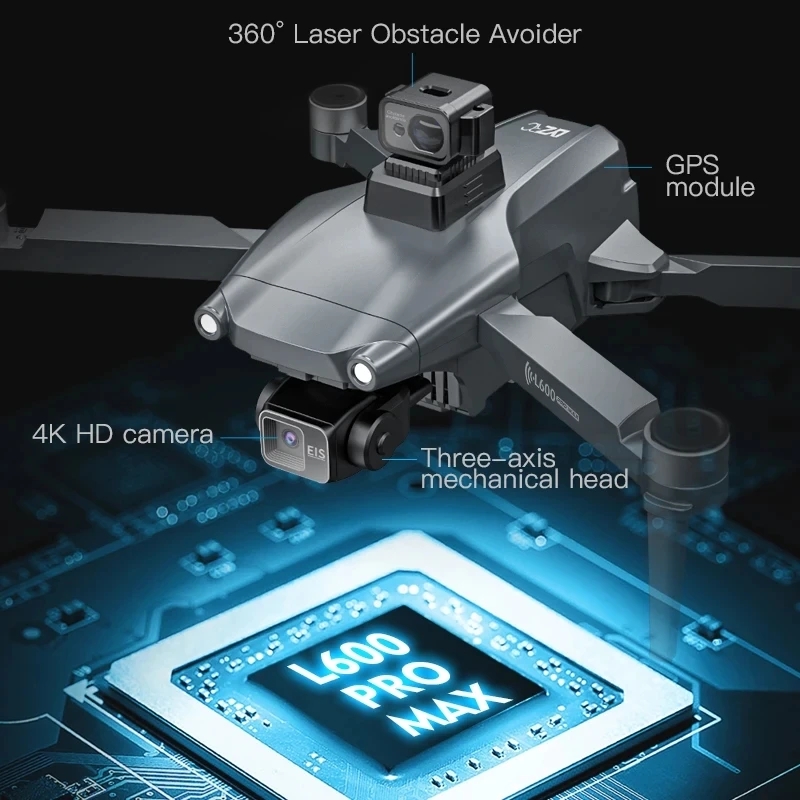 L600 PRO MAX GPS Drone Profess - Drone Rc App recension och pris