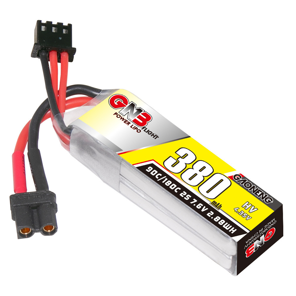 GNB 2S 7.6V 380mAh 90C/180C Li - Dron Rc Quadcopter recension och pris