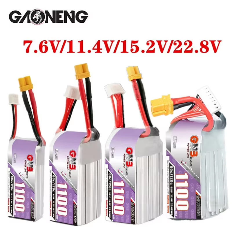 GNB 1100mAh 2S 3S 4S 6S 60C/12 - Drone Rc Link recension och pris
