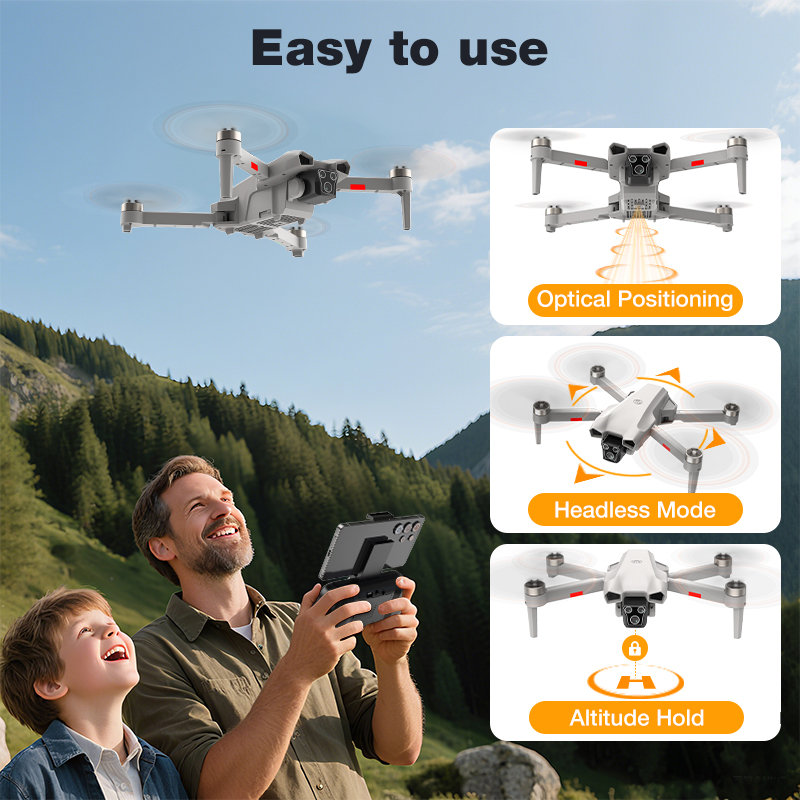 NEW Hot L017 Pro Drone Brushle - Drone Rc App recension och pris
