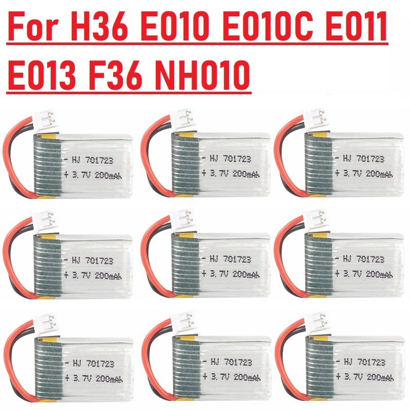 1-20pcs 3.7v 200mah 701723 LIP - Dron Rc Quadcopter recension och pris