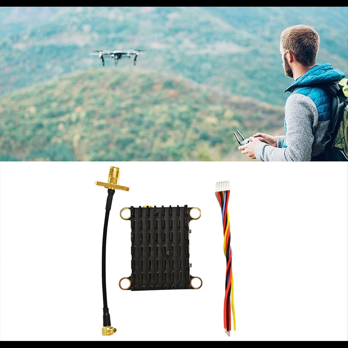 DT345 Effortless-5.8G 2W 1.6W  - Rc Transmitter Drone recension och pris